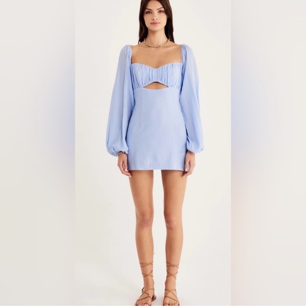Rumer the Label Camille Mini Dress in Blue